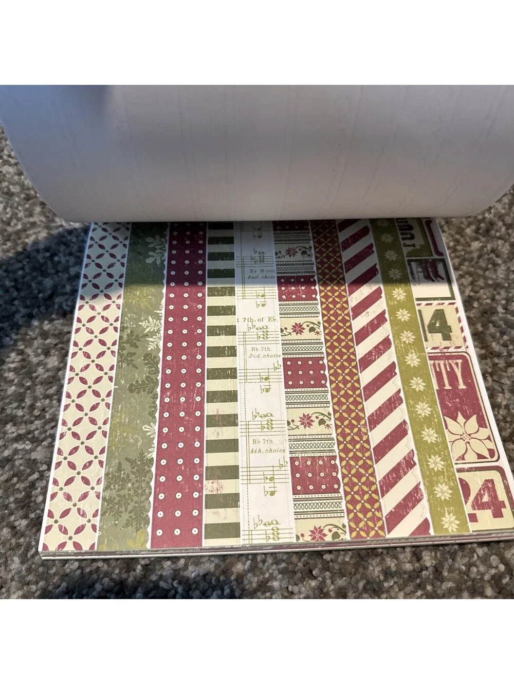 Christmas Scrapbook Embellishment Paper And Project Pad